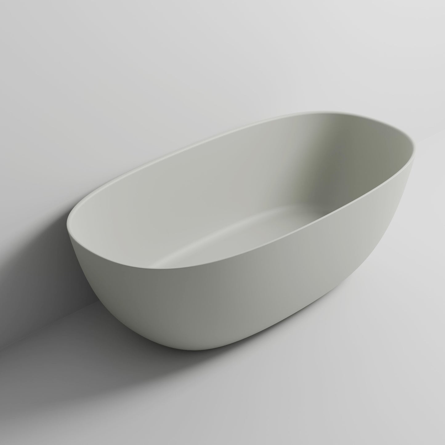 CERVO SLIM SOLID SURFACE FREE STANDING BATH 1700