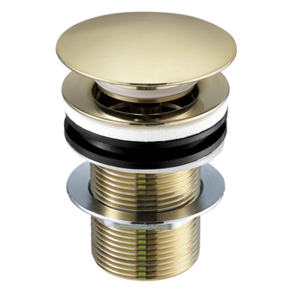 CODE 32MM BASIN POP UP WASTE BRUSHED BRASS