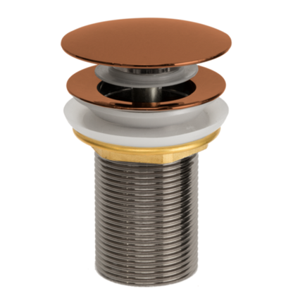CODE 32MM BASIN POP UP WASTE BURSHED COPPER