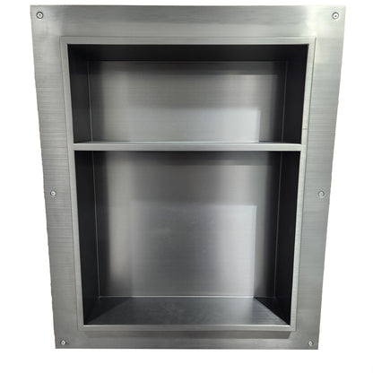 CODE ACACIA SHOWER NICHE WITH SHELF GUNMETAL