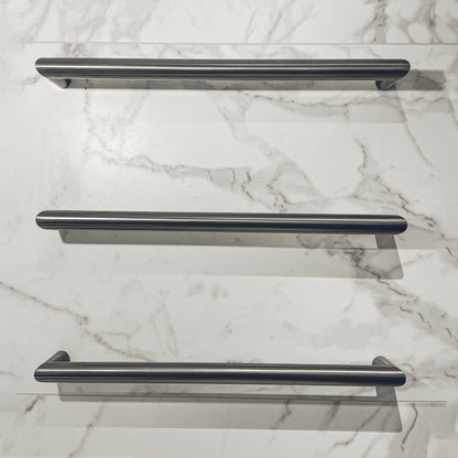 CODE ARC 482MM ROUND HEATED TOWEL RAIL GUNMETAL
