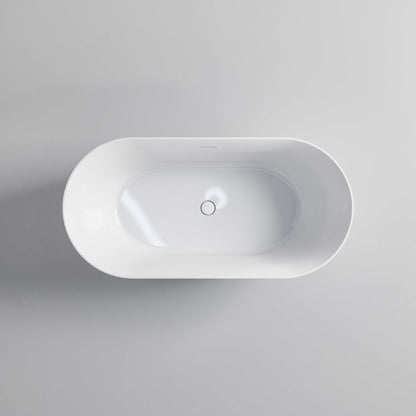 ACRYLIC 1650 FREESTANDING BATH GLOSS WHITE