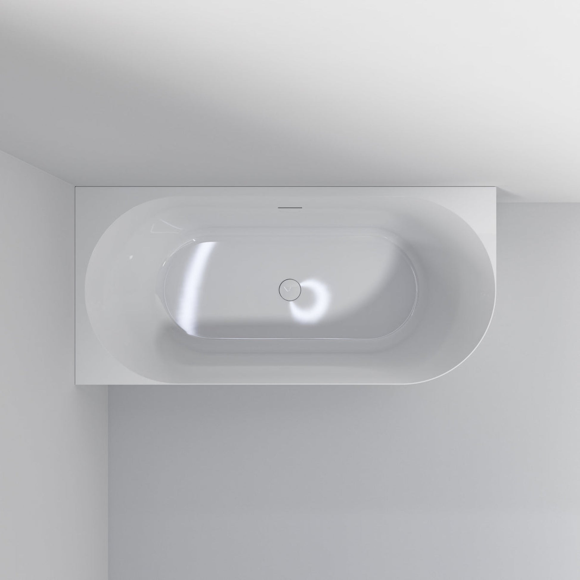 ACRYLIC 1500 CORNER BATH GLOSS WHITE
