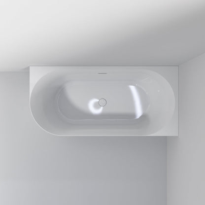 ACRYLIC 1500 CORNER BATH GLOSS WHITE