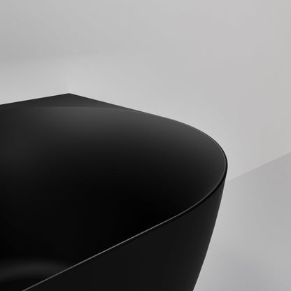 ACRYLIC 1500 CORNER BATH MATTE BLACK