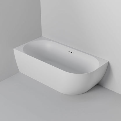 ACRYLIC 1500 CORNER BATH MATTE WHITE