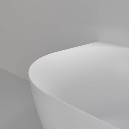 ACRYLIC 1500 CORNER BATH MATTE WHITE