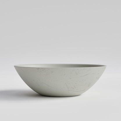 ROUND LIGHT GREY CONCRETE BATHROOM BASIN
