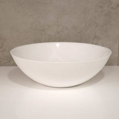 ROUND GLOSS WHITE BATHROOM BASIN