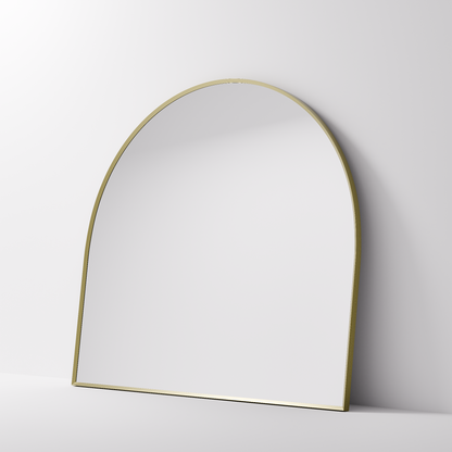 CODE ASPECT 1200 ARCH FRAMED MIRROR BRUSHED BRASS