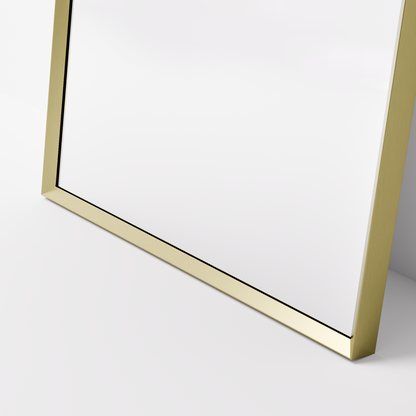 CODE ASPECT 450 ARCH FRAMED MIRROR BRUSHED BRASS