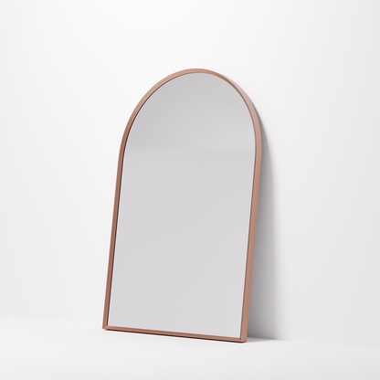 CODE ASPECT 600 ARCH FRAMED MIRROR BRUSHED COPPER