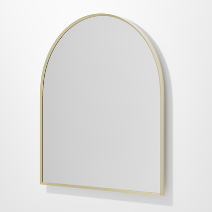 CODE ASPECT 850 ARCH FRAMED MIRROR BRUSHED BRASS
