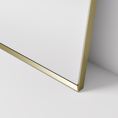 CODE ASPECT 850 ARCH FRAMED MIRROR BRUSHED BRASS