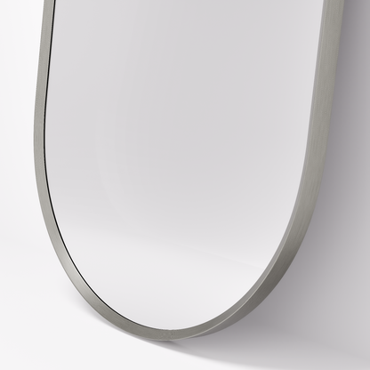 CODE ASPECT OVAL 500 FRAMED MIRROR BRUSHED NICKEL