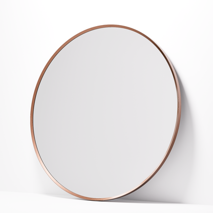 CODE ASPECT ROUND 1100 FRAMED MIRROR BRUSHED COPPER