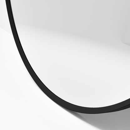 CODE ASPECT ROUND 900 FRAMED MIRROR  BLACK