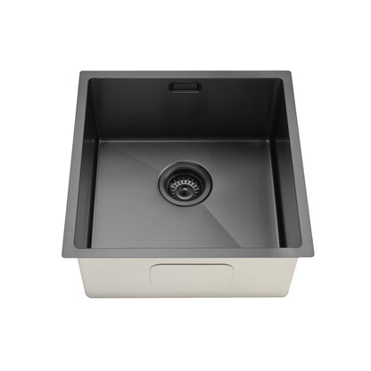 STAINLESS STEEL KITCHEN OR LAUNDRY SINK MATTE BLACK