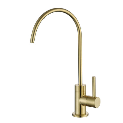BRUSHED BRASS KITCHEN FILTER TAP