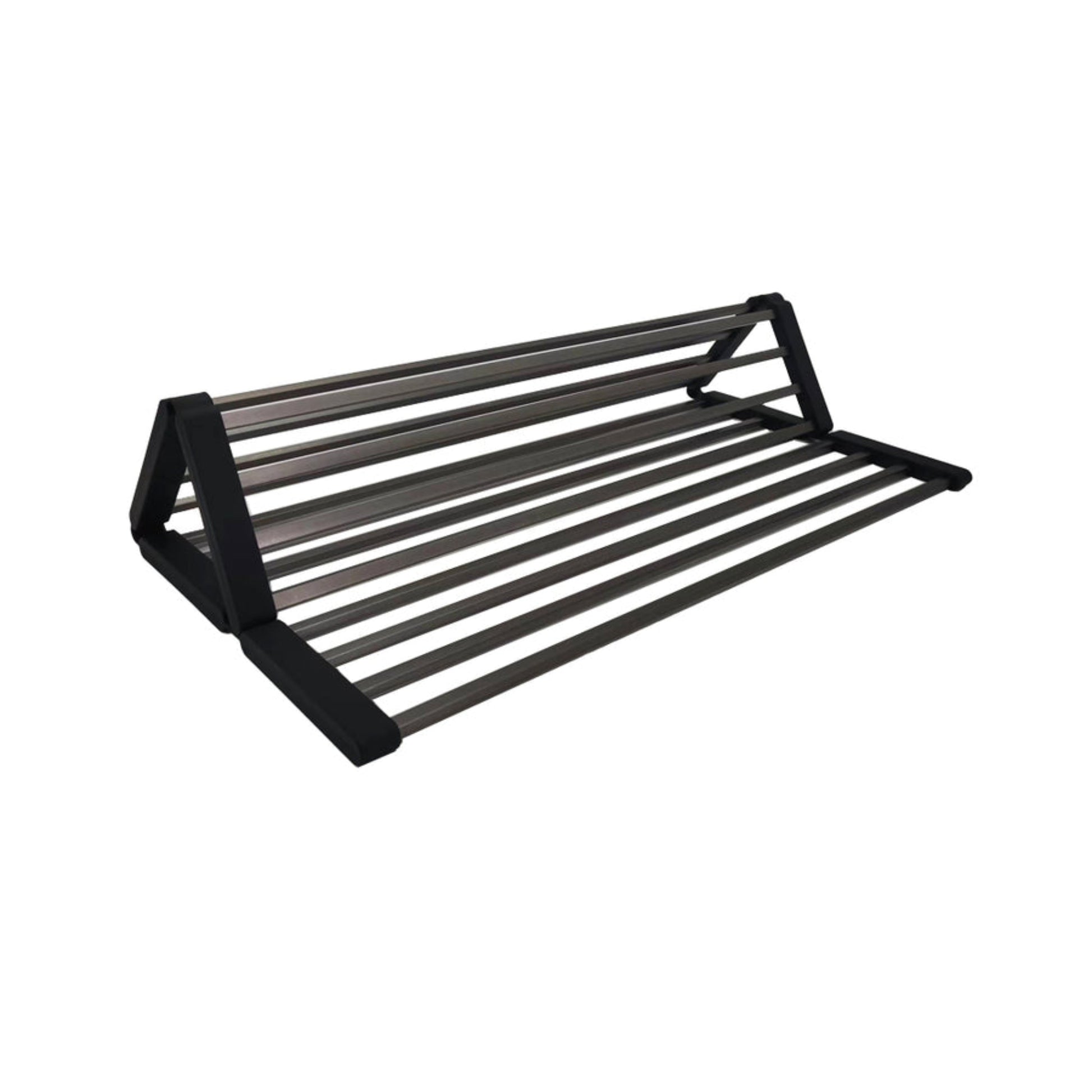 FOLD UP GUNMETAL KITCHEN SINK DISH MAT