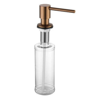 BATHROOM OR KITCHEN SOAP DISPENSER BRUSHED COPPER