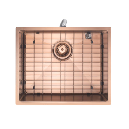 STAINLESS STEEL KITCHEN OR LAUNDRY SINK BRUSHED COPPER