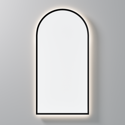 CODE AURA ARCH 450 FRAMED LED MIRROR BLACK