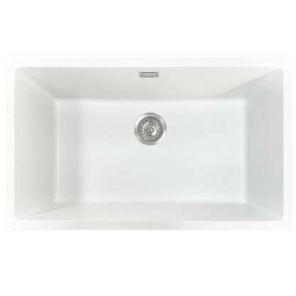 GRANITE KIITCHEN AND LAUNDRY SINK MATTE WHITE