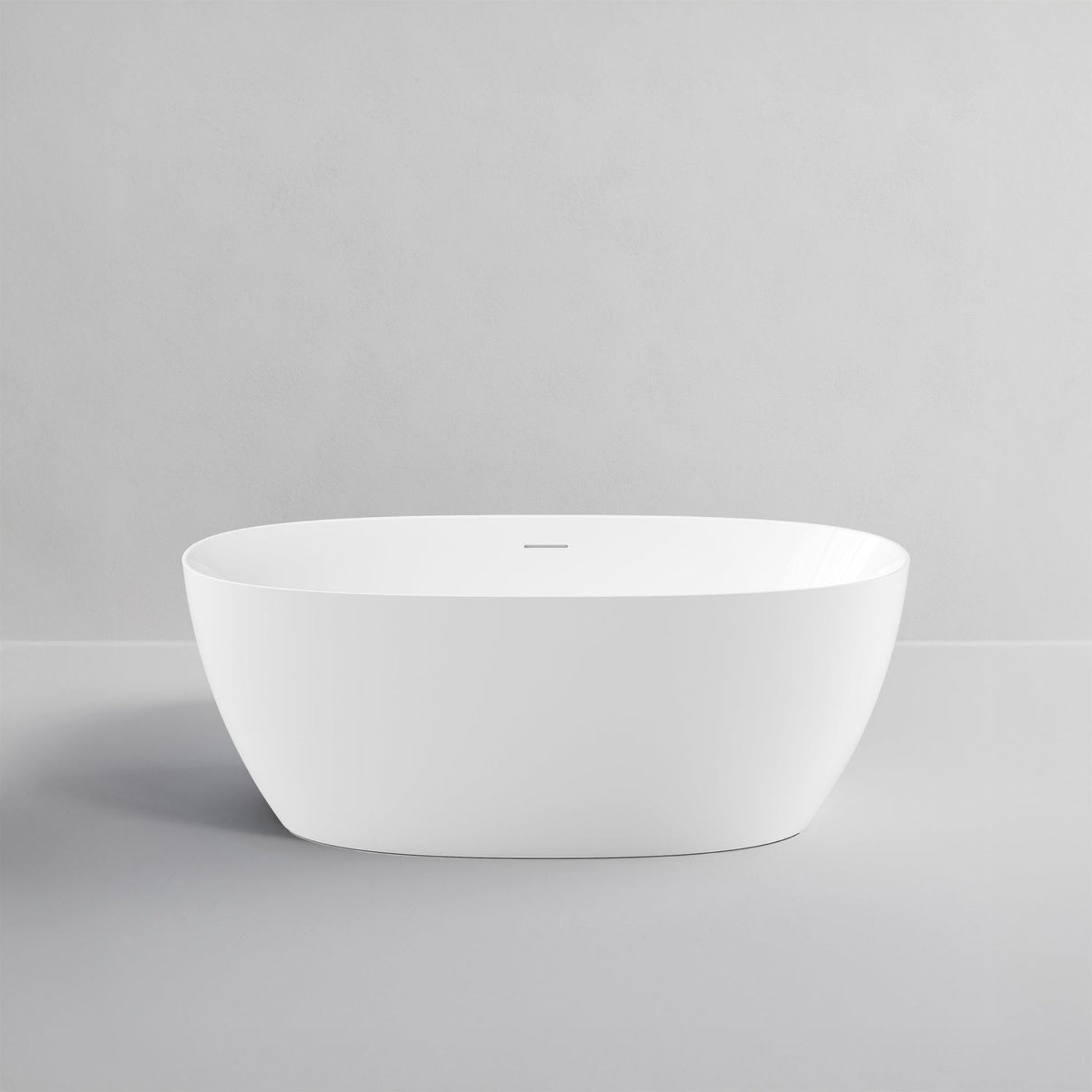 ACRYLIC 1550 FREESTANDING BATH GLOSS WHITE