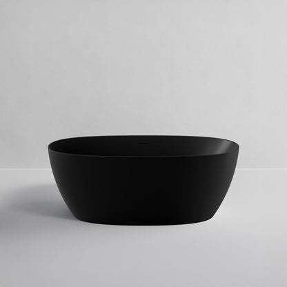 ACRYLIC 1550 FREESTANDING BATH MATTE BLACK