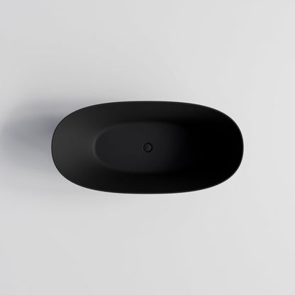 ACRYLIC 1550 FREESTANDING BATH MATTE BLACK