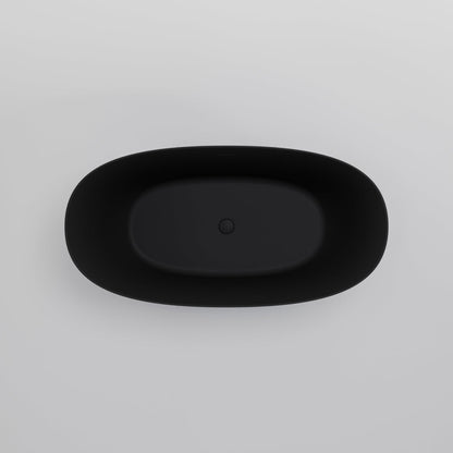 ACRYLIC 1700 FREESTANDING BATH MATTE BLACK