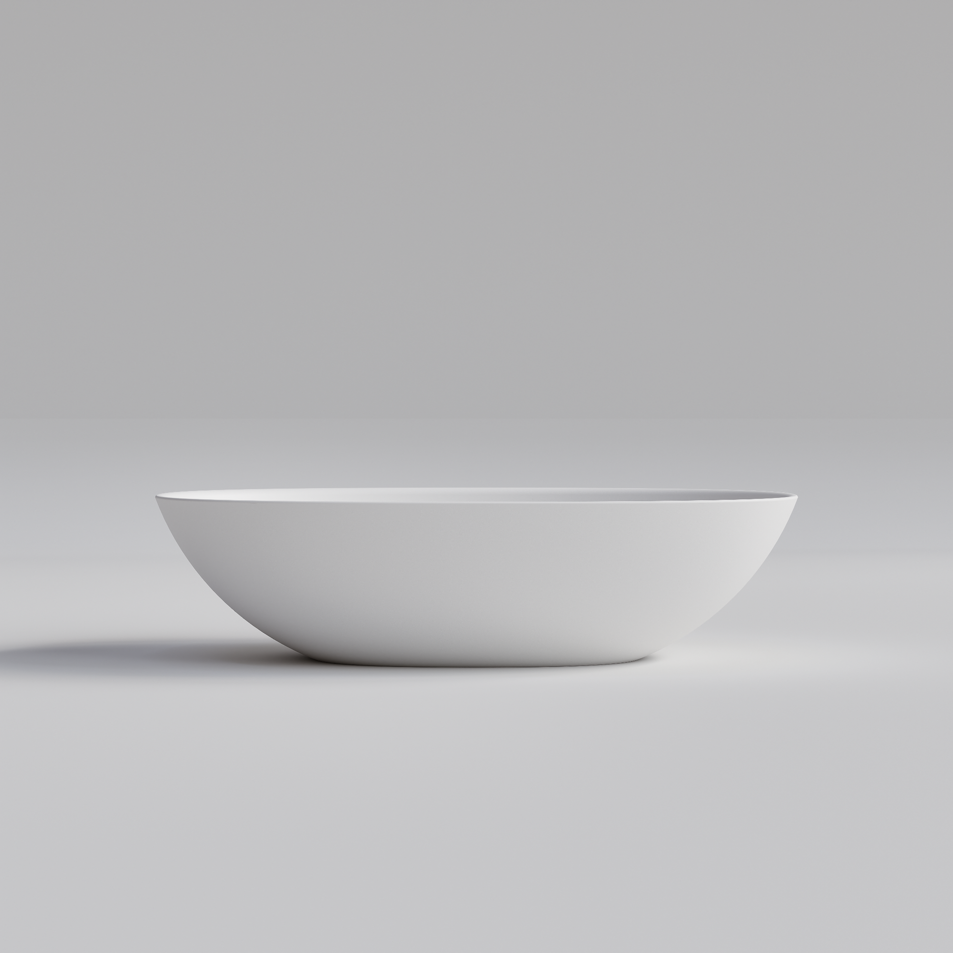 OVAL MATTE WHITE MINI VILLASTONE BATHROOM BASIN