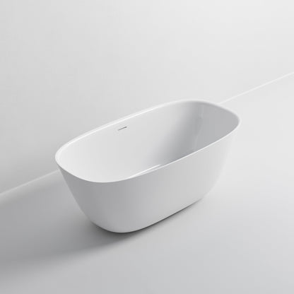 VILLASTONE 1400 FREESTANDING BATH GLOSS WHITE