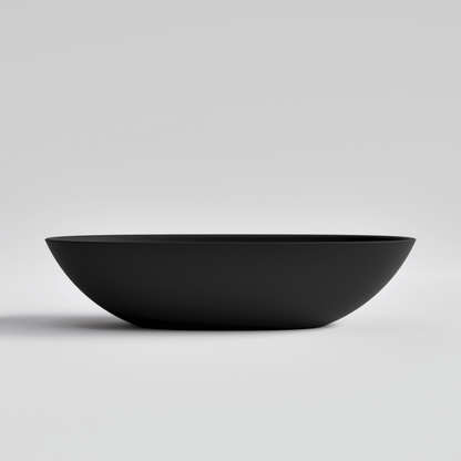OVAL BLACK VILLASTONE BATHROOM BASIN
