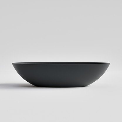OVAL DARK GREY VILLASTONE BATHROOM BASIN