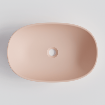 OVAL PINK VILLASTONE BATHROOM BASIN