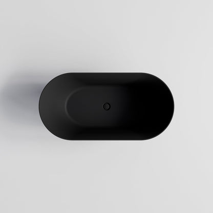 CODE ENDURA ARC ACRYLIC 1500 FREESTANDING BATH MATTE BLACK