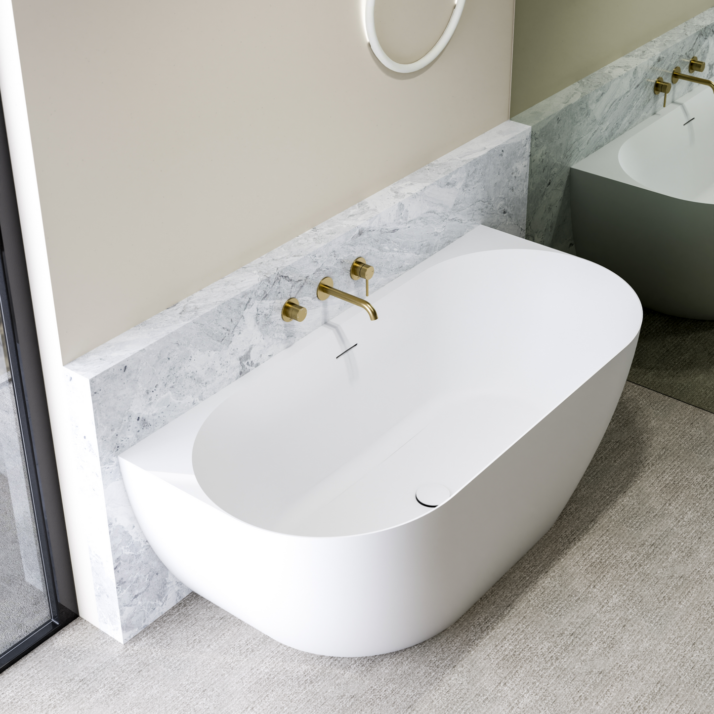 CODE ENDURA ARC BTW ACRYLIC BATH | 1400