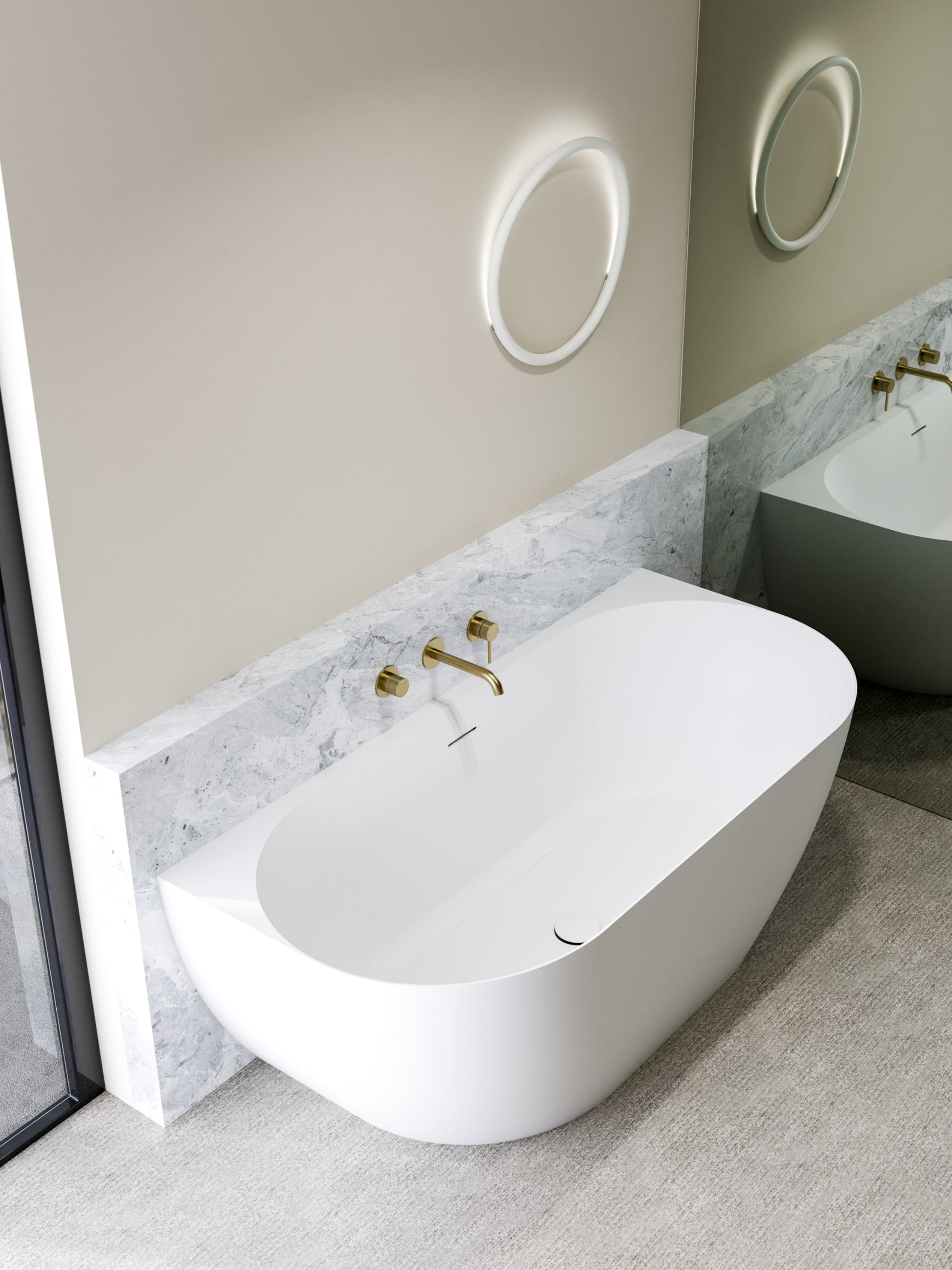 CODE ENDURA ARC BTW ACRYLIC BATH | 1600