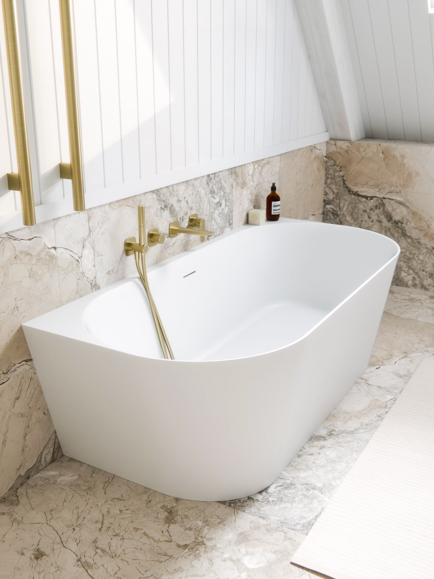 CODE ENDURA LINEARE BTW ACRYLIC BATH | 1600 GLOSS WHITE