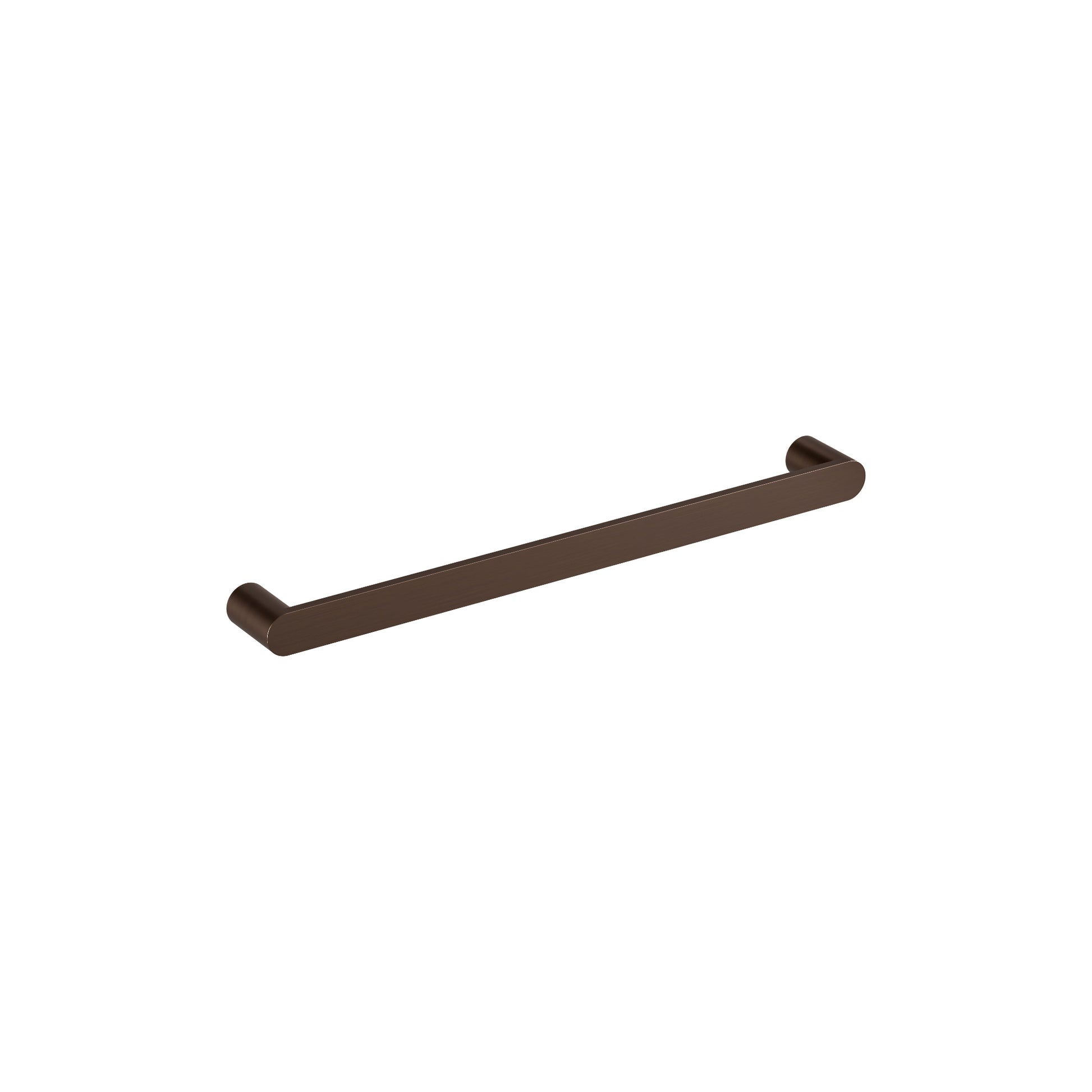 CODE FLOW 640 ROUND HEATED TOWEL RAIL AGED BRASS