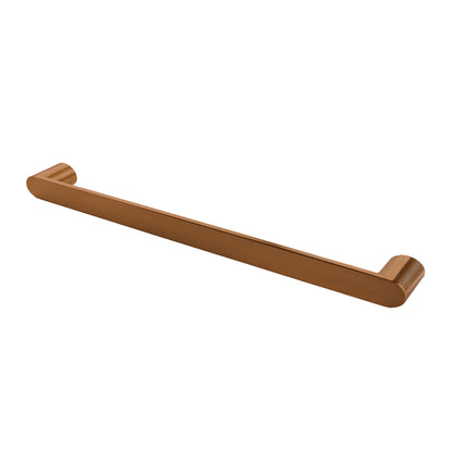 CODE FLOW 640 ROUND HEATED TOWEL RAIL BRUSHED COPPER