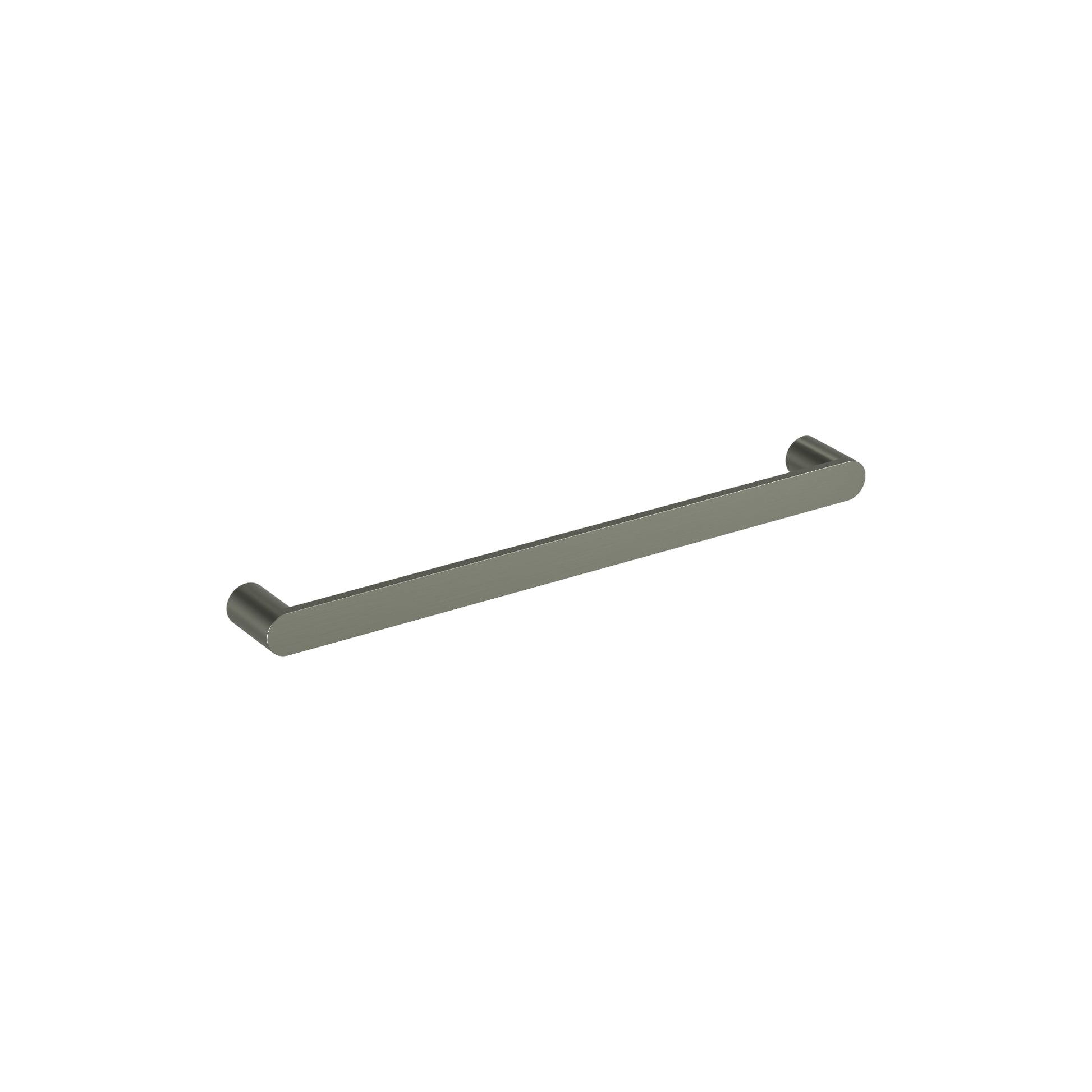 CODE FLOW 640 ROUND HEATED TOWEL RAIL BRUSHED STAINLESS