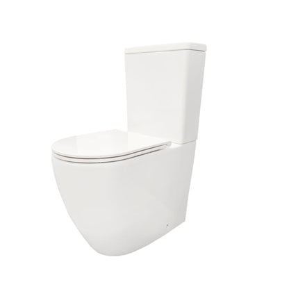OVERHEIGHT TOP INLET TOILET SUITE MATTE WHITE