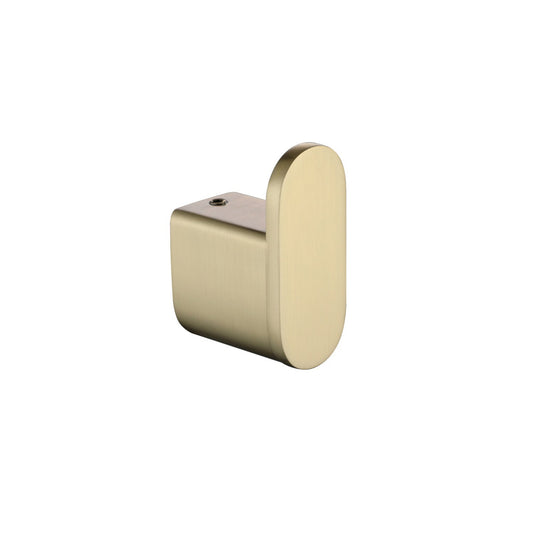 CODE FLOW ROBE HOOKS BRUSHED BRASS