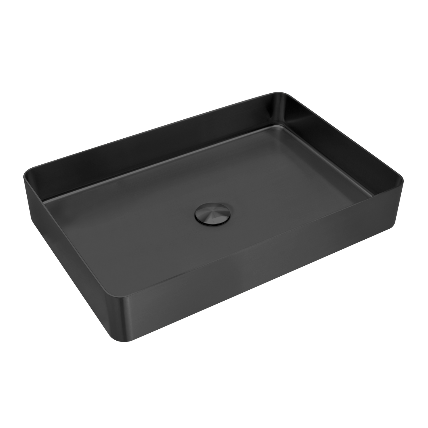RECTANGLE BLACK STAINLESS STEEL BATHROOM BASIN