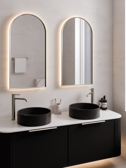 ROUND BLACK VILLASTONE BATHROOM BASIN