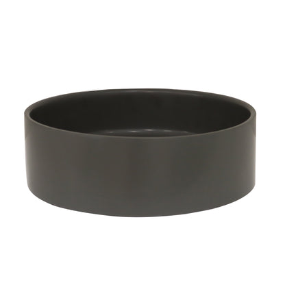 ROUND DARK GREY VILLASTONE BATHROOM BASIN