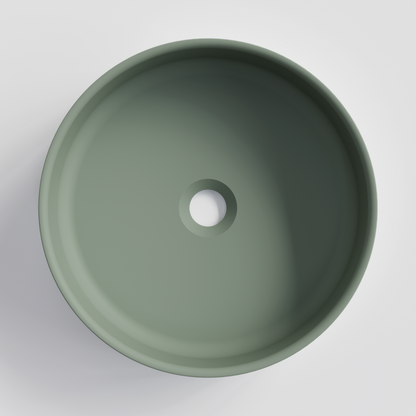 ROUND GREEN VILLASTONE BATHROOM BASIN